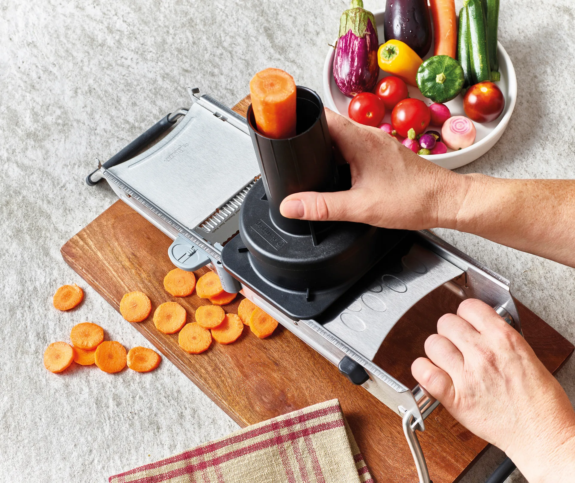 Gravity slicing kit de Buyer 切片器配件, 黑色 De Buyer