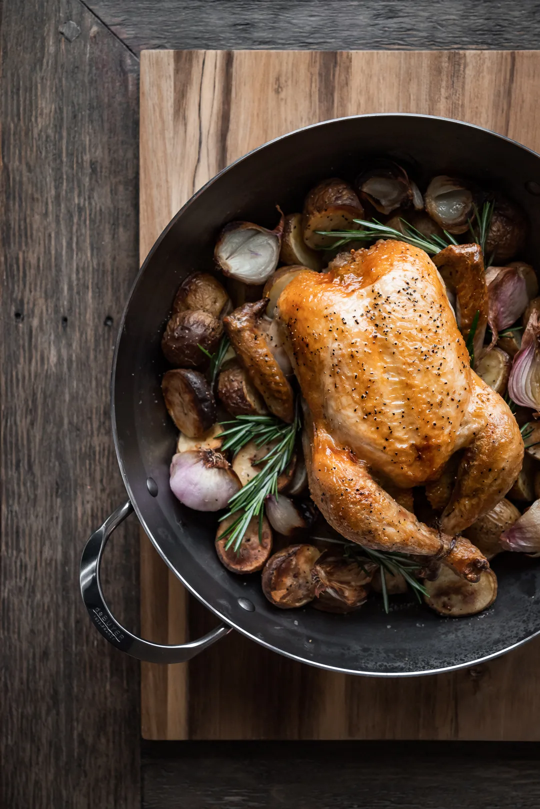 Mineral B Country 平底锅 , 28 cm De Buyer