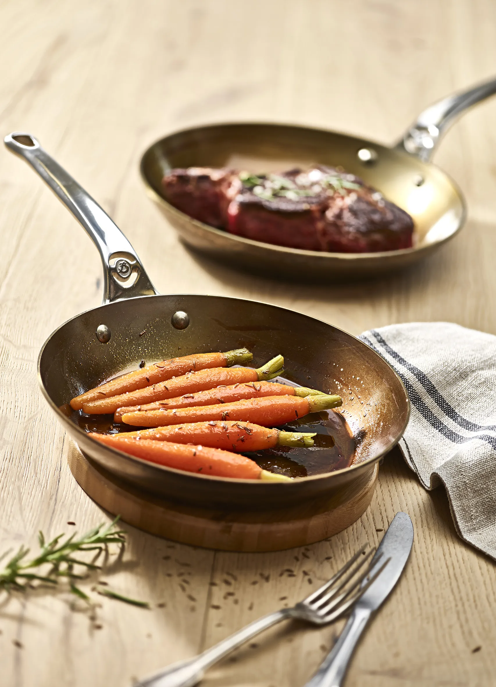 Mineral B Pro 煎锅/炒锅, 20 cm De Buyer