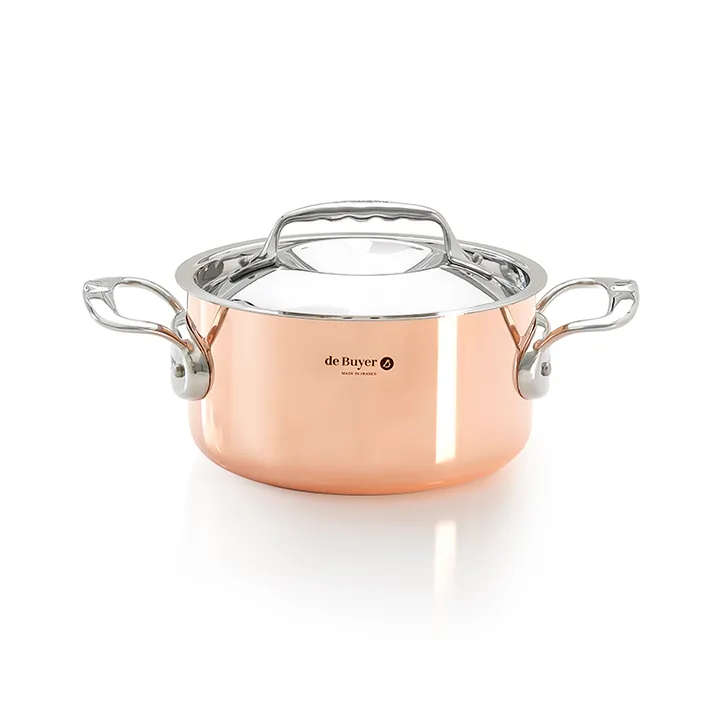 Prima Matera 带盖电磁炉适用砂锅 - 16cm - De Buyer