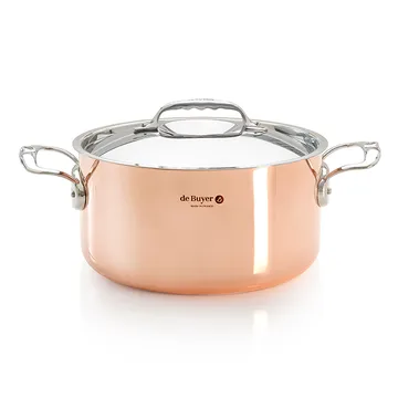 Prima Matera 带盖电磁炉适用砂锅 - 24cm - De Buyer