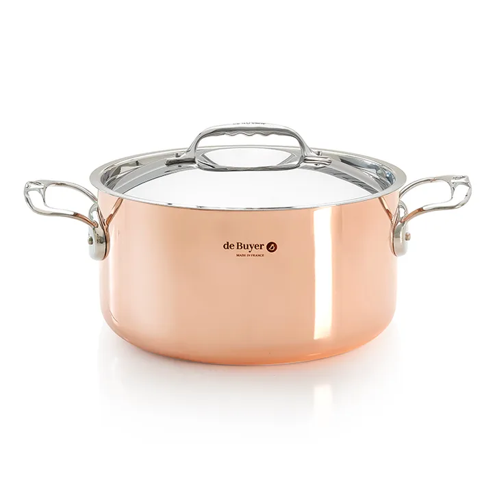 Prima Matera 带盖电磁炉适用砂锅 - 24cm - De Buyer