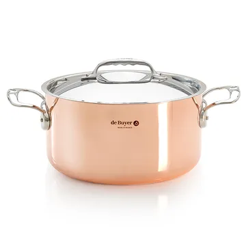 Prima Matera 带盖电磁炉适用砂锅 - 28cm - De Buyer