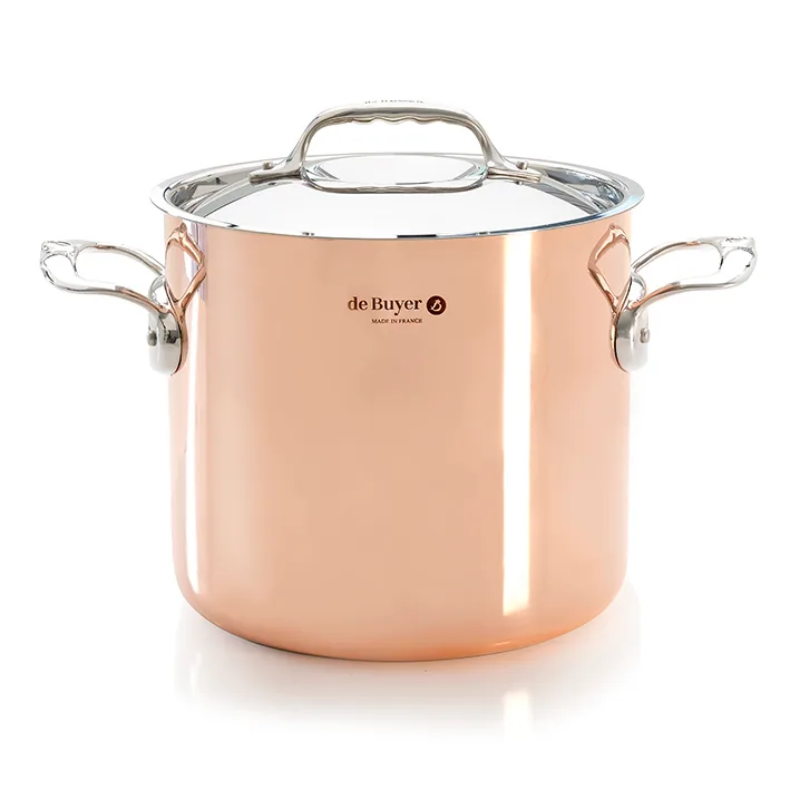 Prima Matera high 砂锅  （含盖子） induction, 20 cm De Buyer