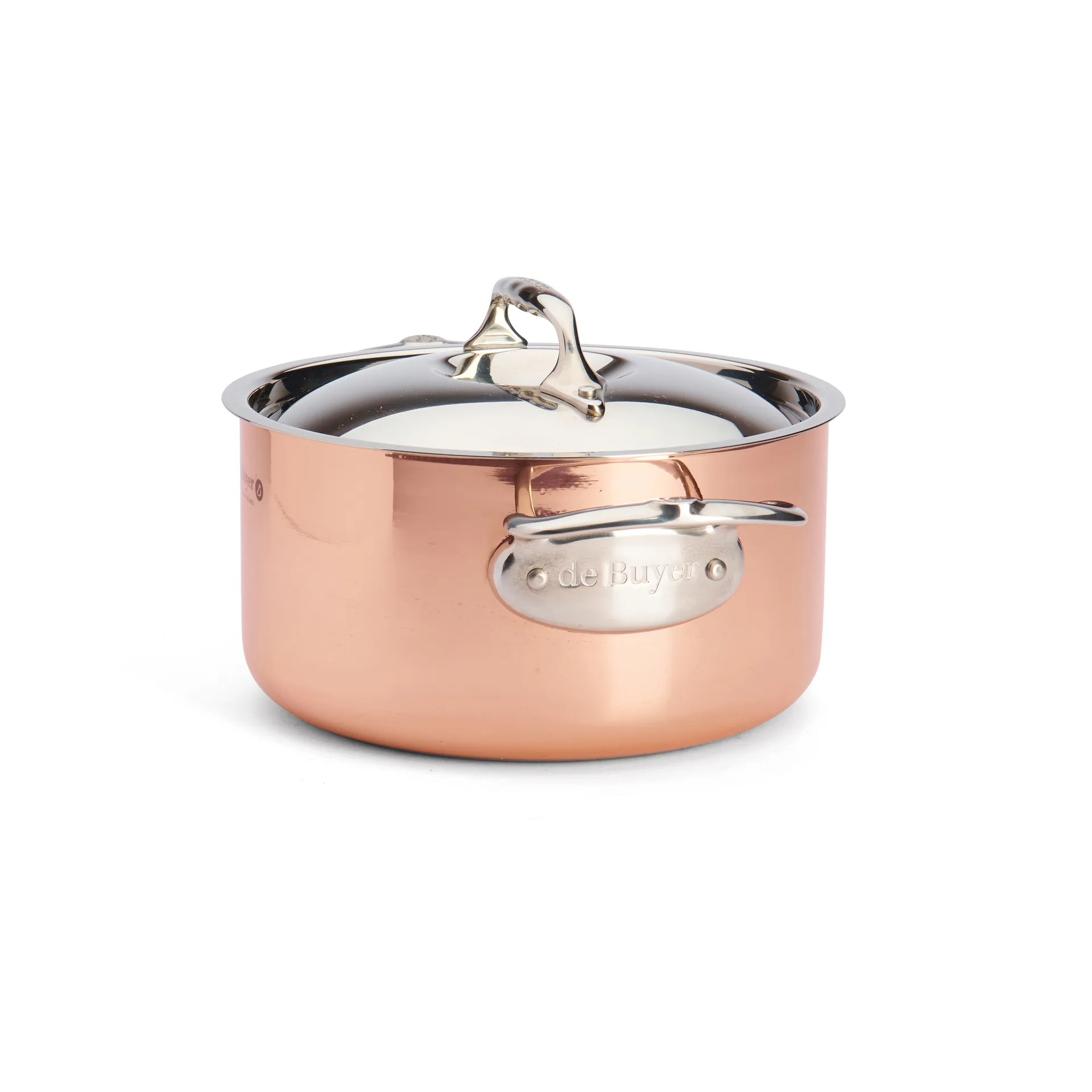 Prima Matera 砂锅  （含盖子） induction, 20 cm De Buyer