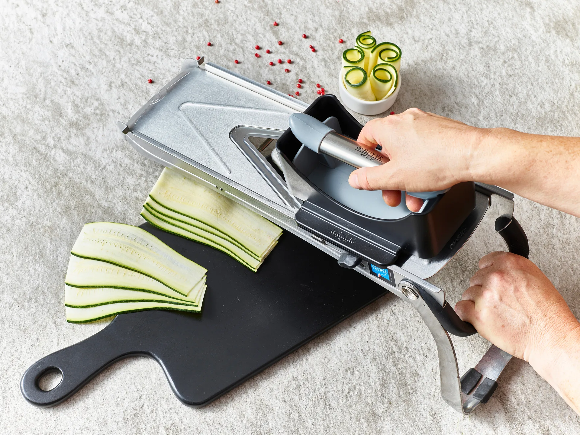 Revolution mandoline 2pusher accessories, 黑色 De Buyer