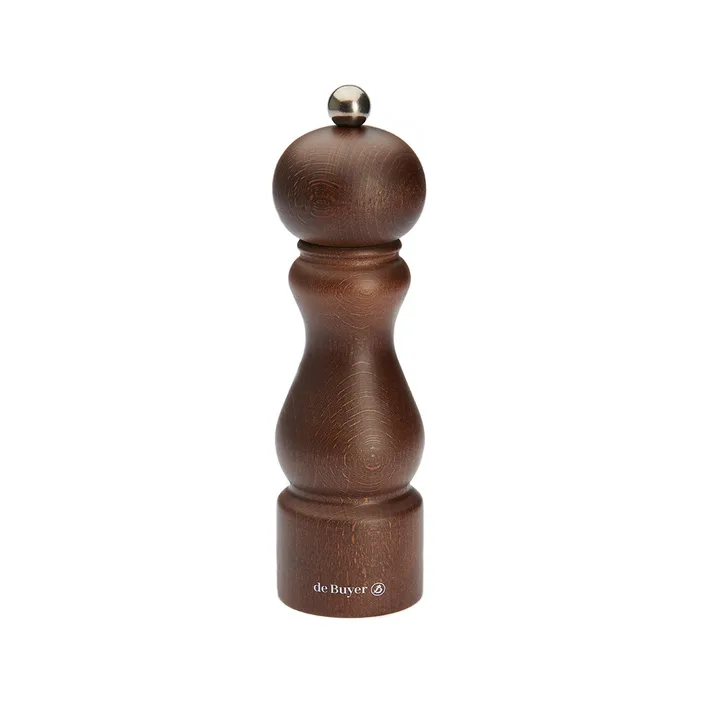 Rumba 陶瓷盐胡椒研磨器18cm - 深棕色 - De Buyer
