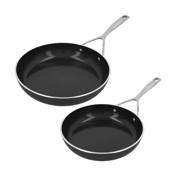 Alu Pro 5 Ceraforce陶瓷涂层煎锅套装五层复合底 - 2件装 - Demeyere