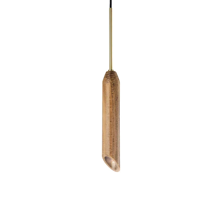 大理石艺术吊灯Ø5x55cm大理石 - 金色 - Design By Us