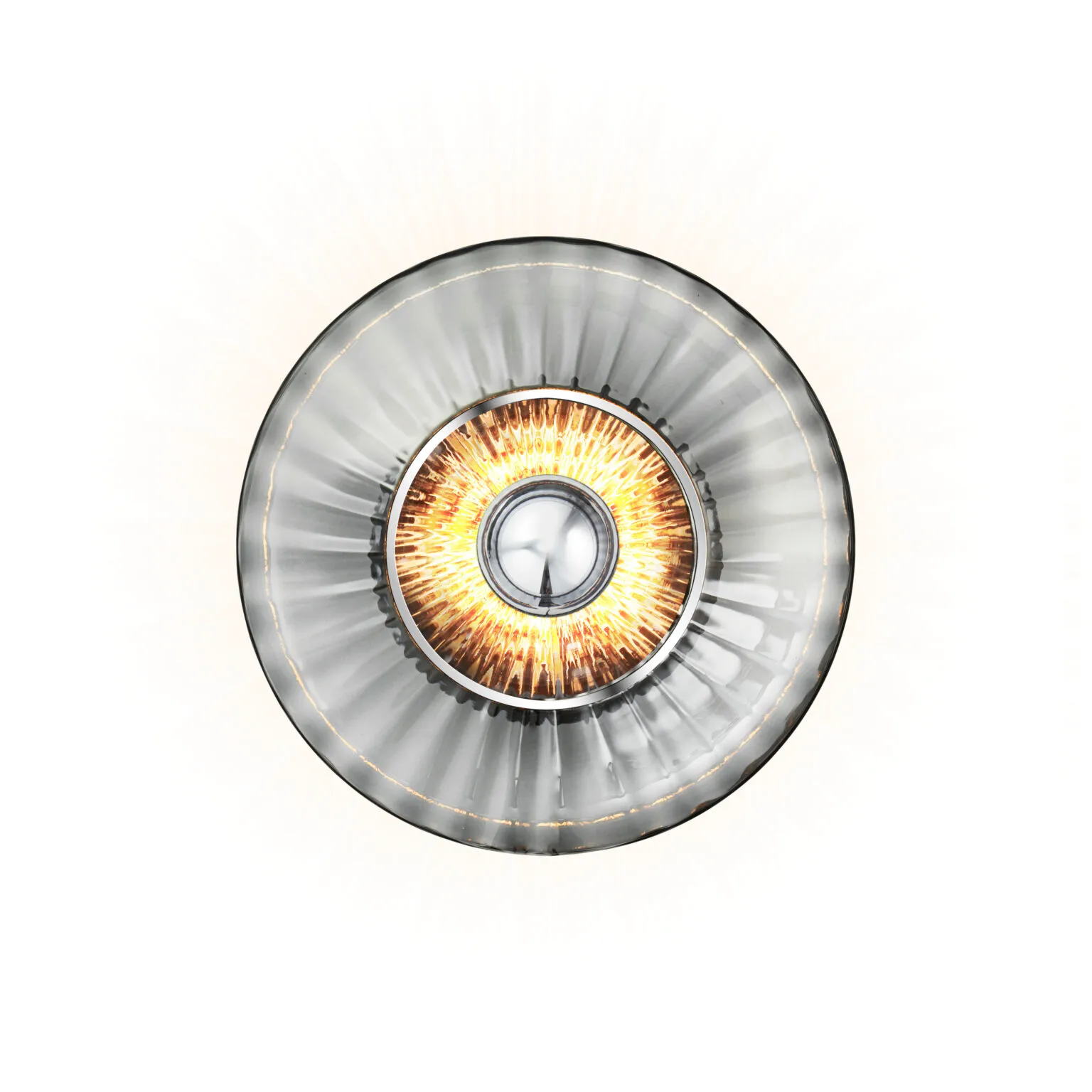 New Wave Optic 壁灯 Ø26 cm, 烟熏 Design By Us