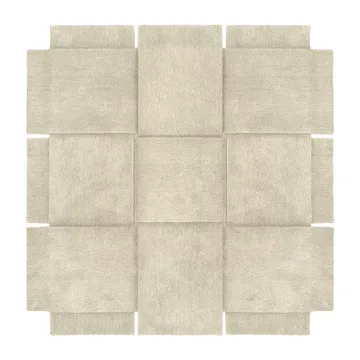 篮纹米色地毯 - 180x180cm - Design House Stockholm