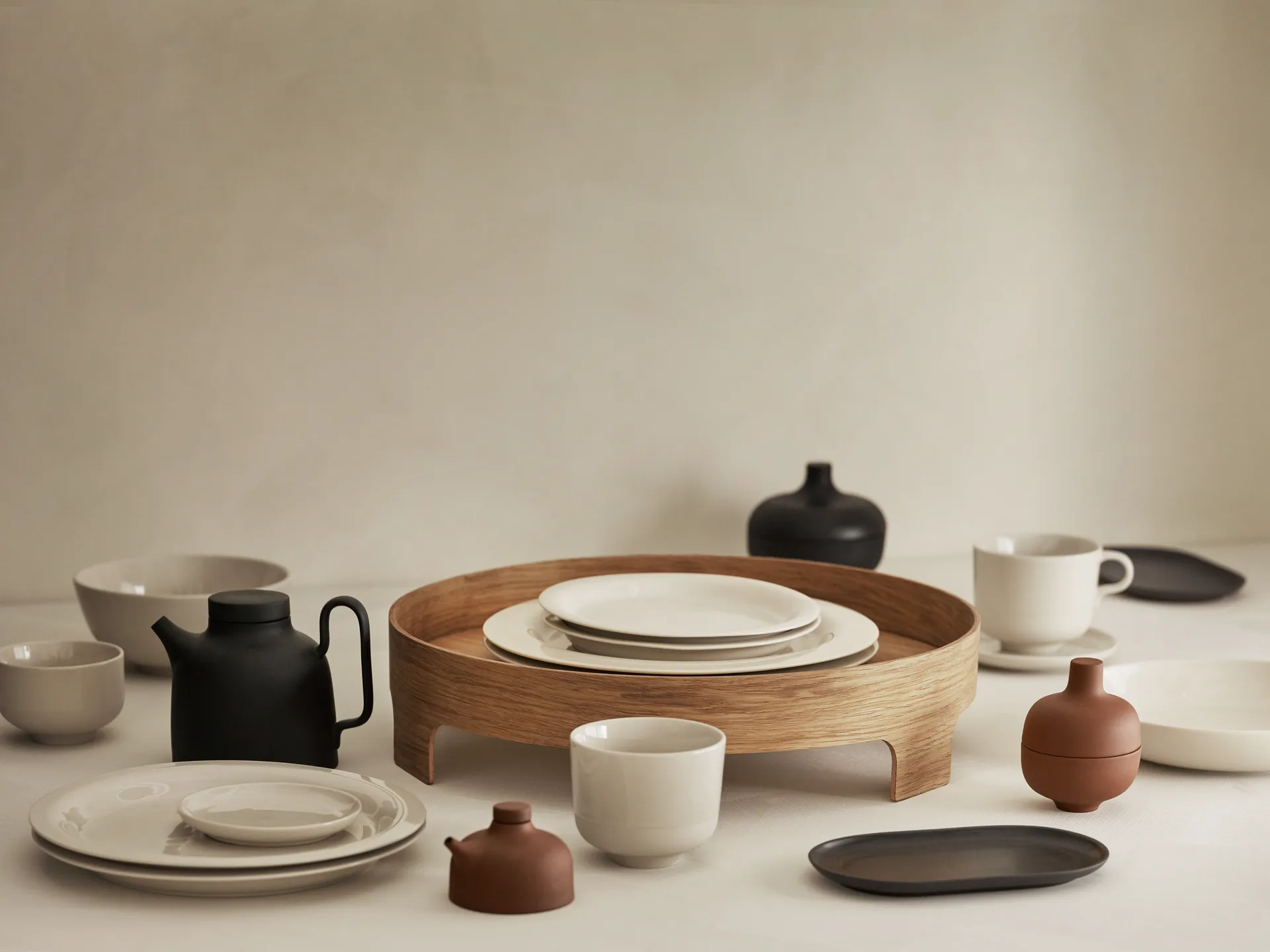 瑞典国立博物馆联名款 简约磨砂餐盘, 26 cm Design House Stockholm