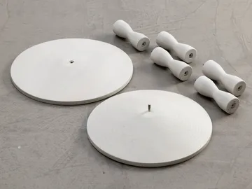 高脚桌 直径31x67.5cm - 漆灰白色 - Design House Stockholm