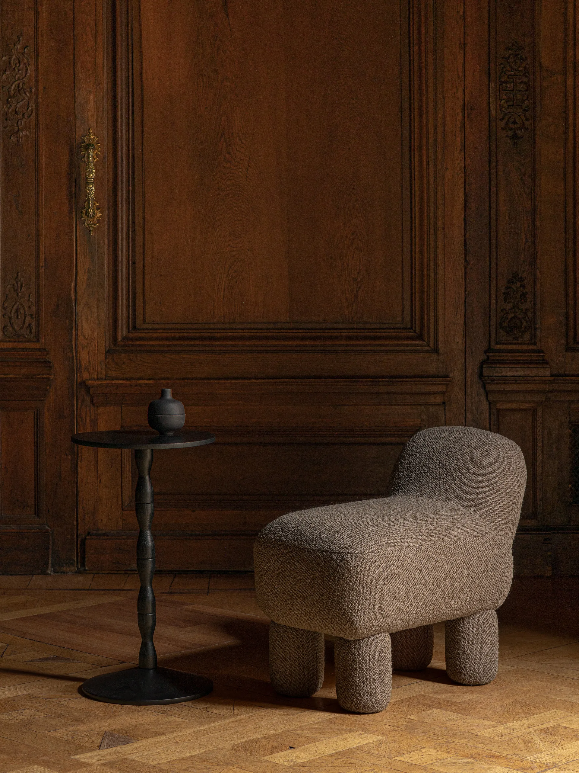高脚桌 直径31x67.5cm, 黑色 Design House Stockholm