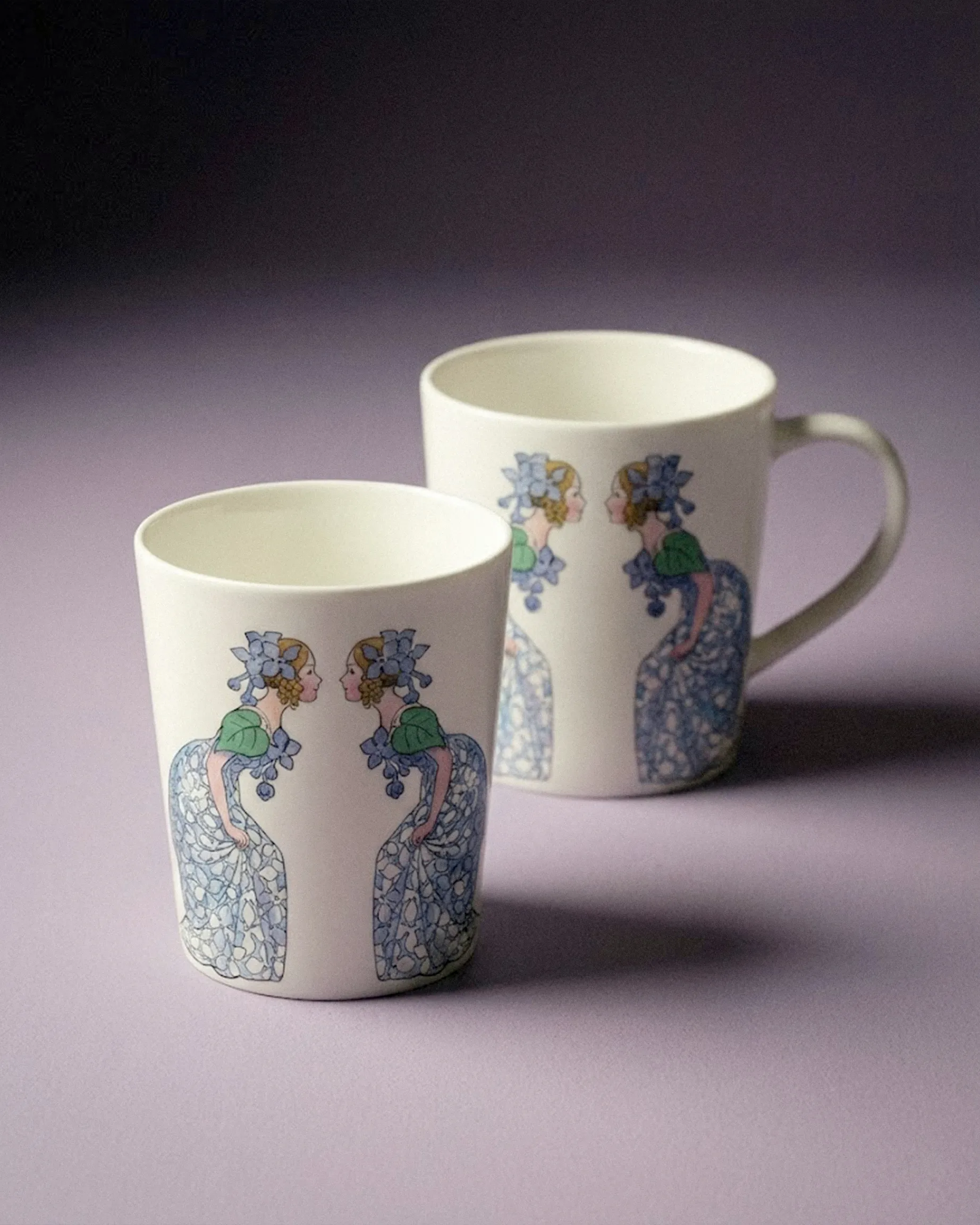 淡紫色马克杯, 400ml_带把手款 Design House Stockholm