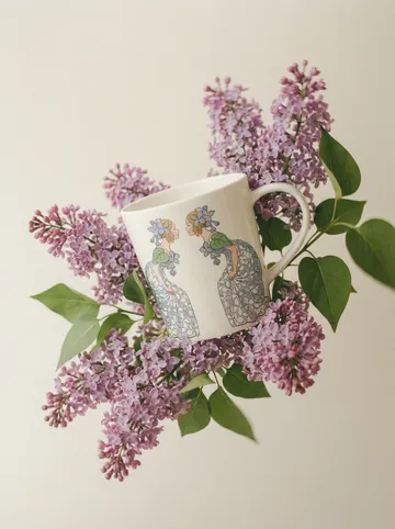 淡紫色马克杯 - 400ml_带把手款 - Design House Stockholm