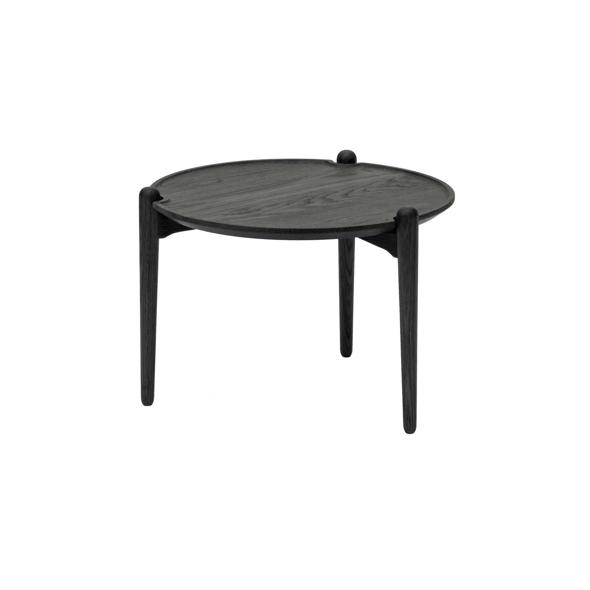 Aria 咖啡桌, 黑色橡木, Ø50x37 cm Design House Stockholm
