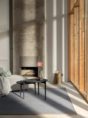 Aria 咖啡桌 - 黑色橡木_Ø50x37cm - Design House Stockholm