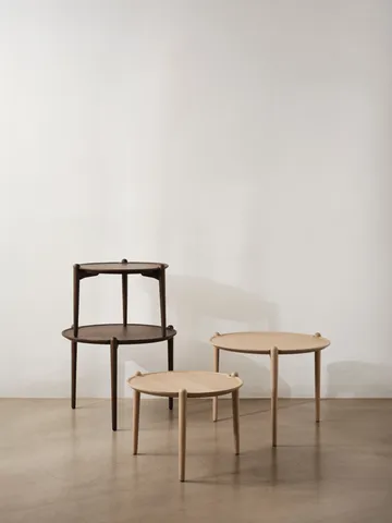 Aria 咖啡桌 - 浅色橡木_Ø50x37cm - Design House Stockholm