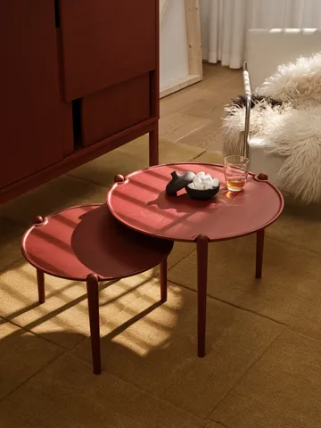 Aria 咖啡桌 - 红色_Ø60x46cm - Design House Stockholm