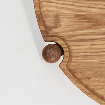 Aria 咖啡桌 Ø90 cm - 自然木色 30 cm - Design House Stockholm