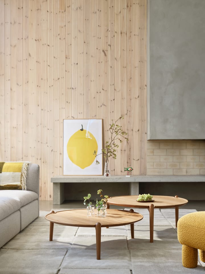 Aria 咖啡桌 Ø90 cm, 自然木色 42.5 cm Design House Stockholm