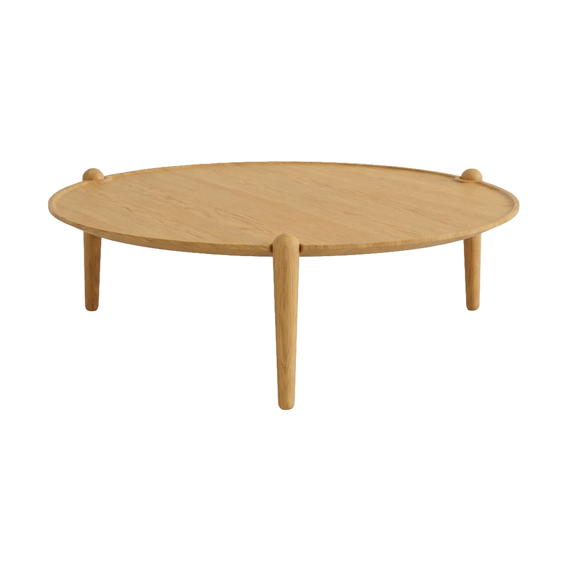 Aria 咖啡桌, 自然木色, Ø90x30 cm Design House Stockholm