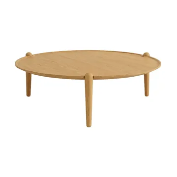 Aria 咖啡桌 - 自然木色, Ø90x30 cm - Design House Stockholm