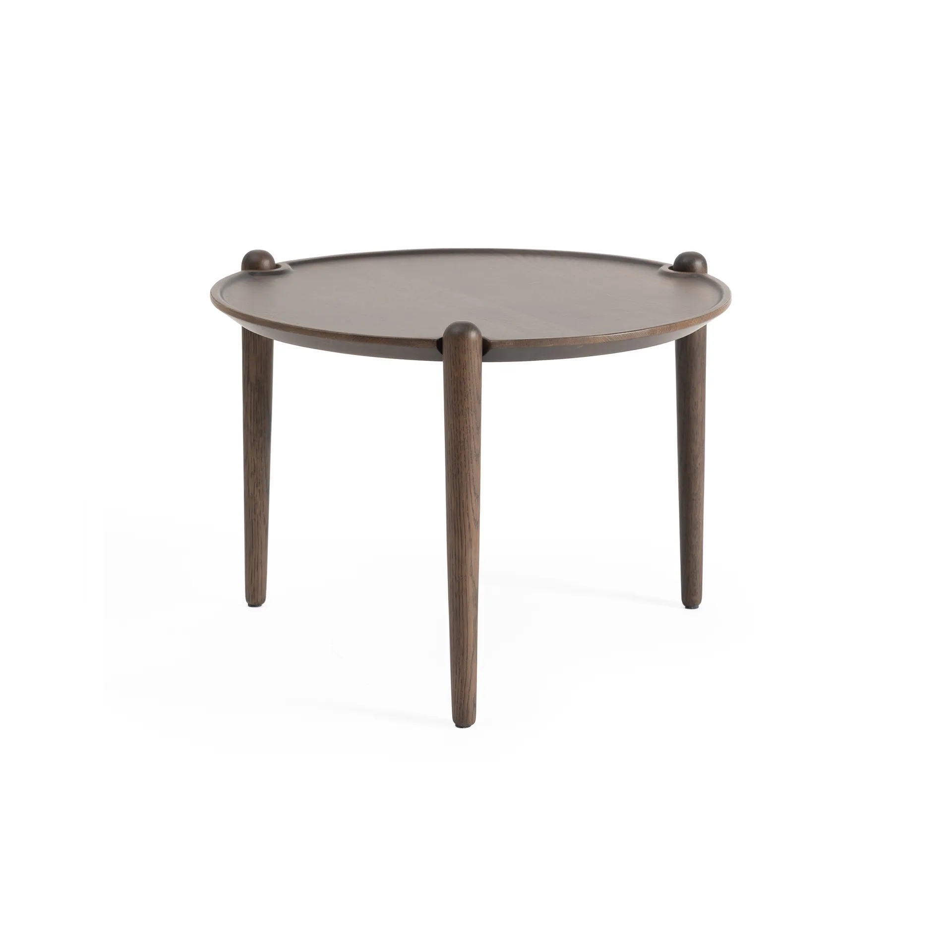 Aria 咖啡桌, Dark 自然木色, Ø50x37 cm Design House Stockholm