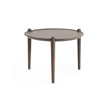 Aria 咖啡桌 - Dark 自然木色, Ø50x37 cm - Design House Stockholm