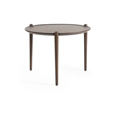 Aria 咖啡桌 - Dark 自然木色, Ø60x46 cm - Design House Stockholm