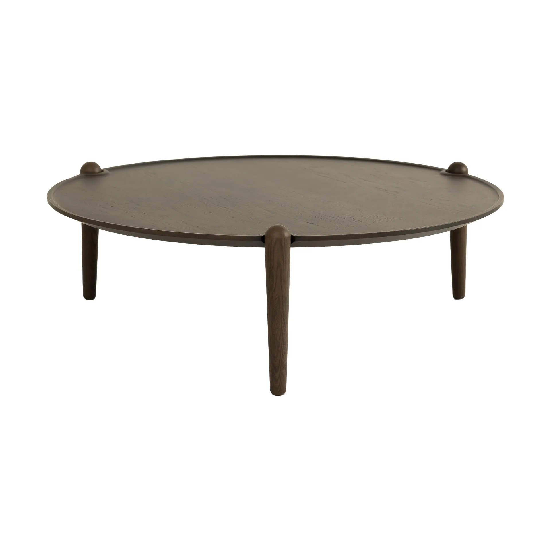 Aria 咖啡桌, Dark 自然木色, Ø90x30 cm Design House Stockholm