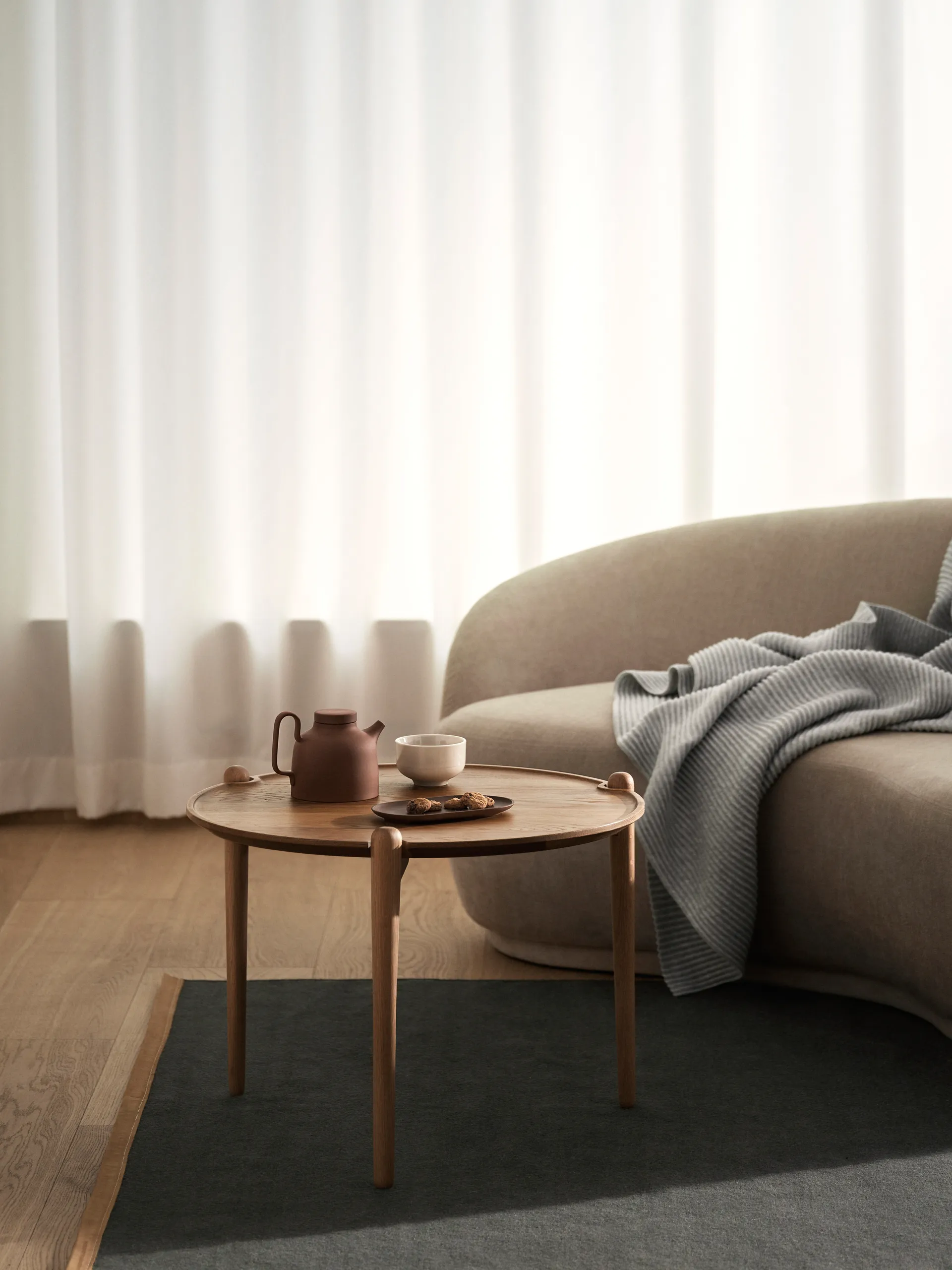 Aria 咖啡桌 high 46 cm, Oak Design House Stockholm