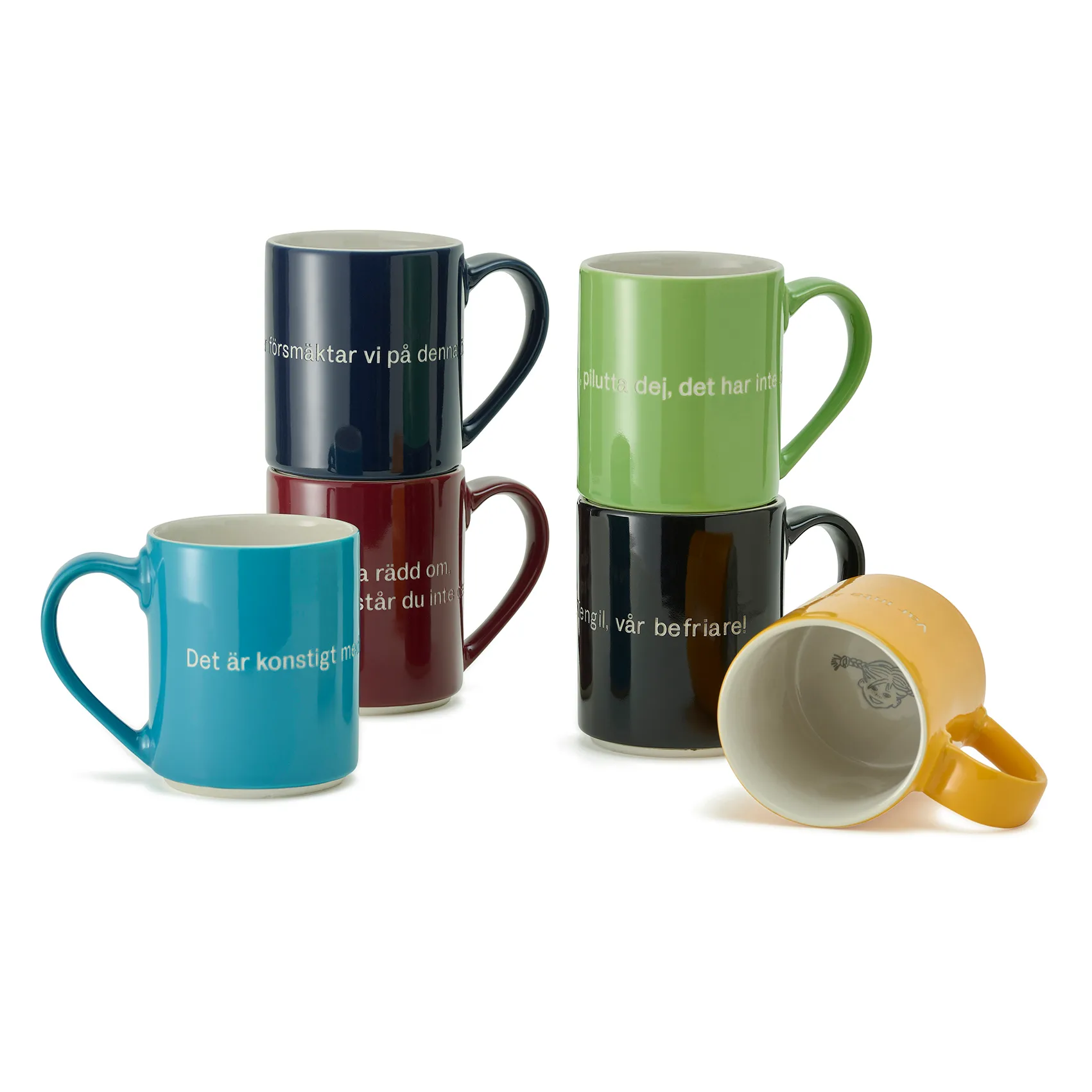 Astrid Lindgren 马克杯 'All makt åt Tengil', Swedish text Design House Stockholm