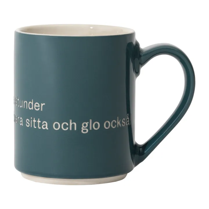 Astrid Lindgren 马克杯 and så ska man ju ha - 瑞典语文字 - Design House Stockholm