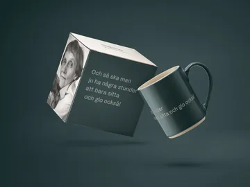 Astrid Lindgren 马克杯 and så ska man ju ha - 瑞典语文字 - Design House Stockholm