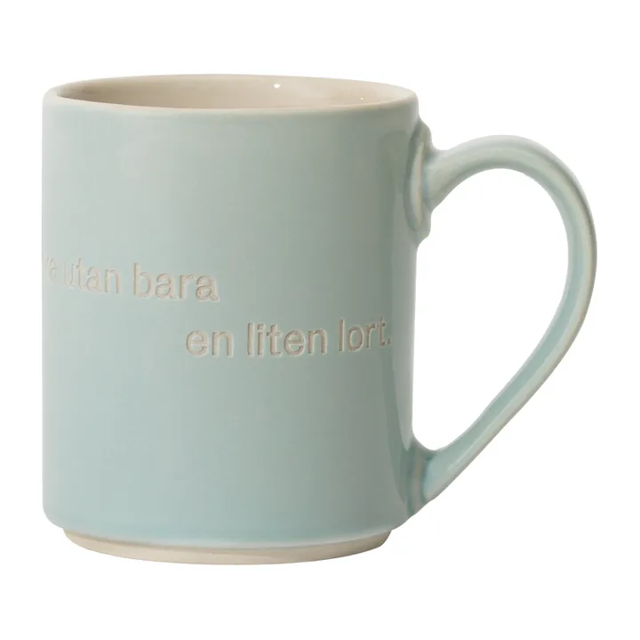 Astrid Lindgren 马克杯 annars är man ingen människa - 瑞典语文字 - Design House Stockholm