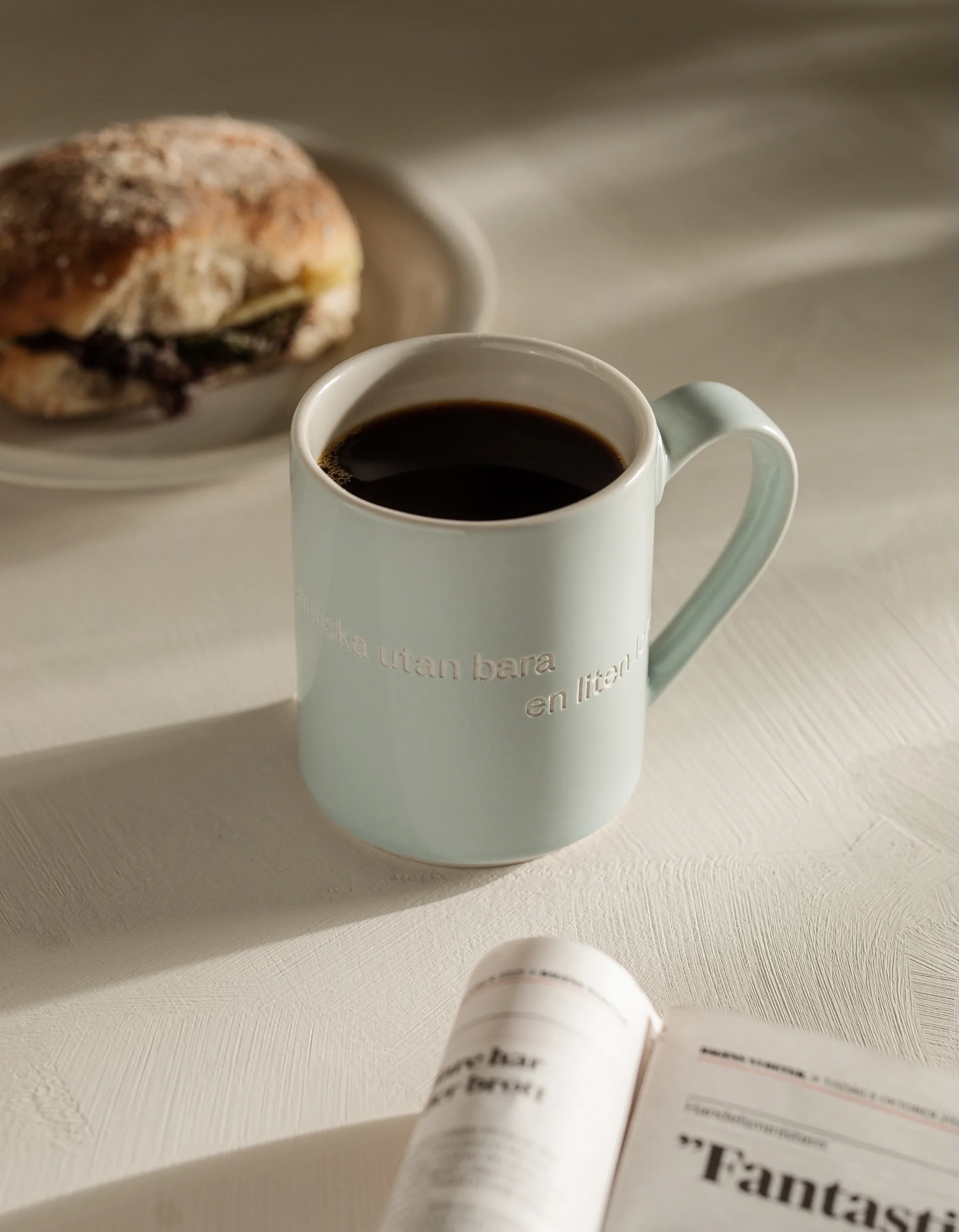 Astrid Lindgren 马克杯 annars är man ingen människa, 瑞典语文字 Design House Stockholm