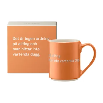 Astrid Lindgren 马克杯 Det är ingen ordning… - 瑞典语文字 - Design House Stockholm