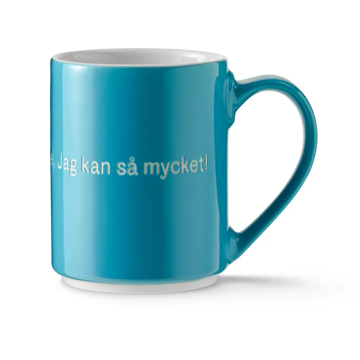 Astrid Lindgren 马克杯 'Det är konstigt med mig…' - 瑞典语文字 - Design House Stockholm