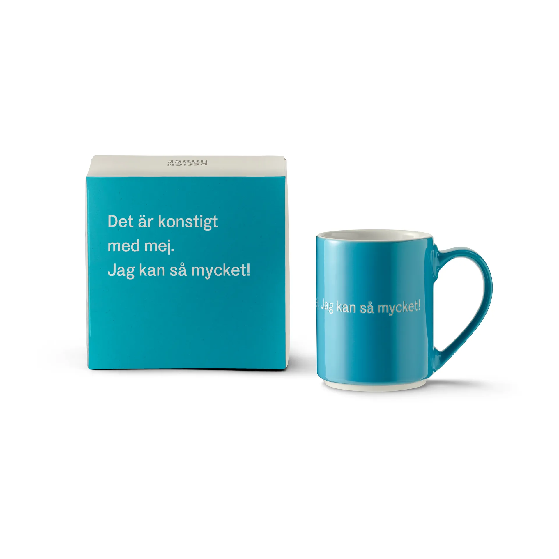 Astrid Lindgren 马克杯 'Det är konstigt med mig…', 瑞典语文字 Design House Stockholm