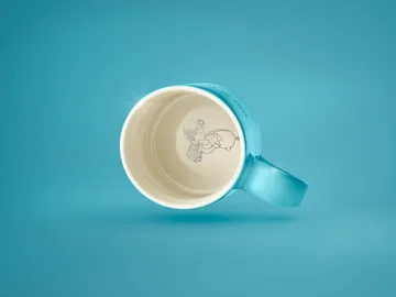 Astrid Lindgren 马克杯 'Det är konstigt med mig…' - 瑞典语文字 - Design House Stockholm
