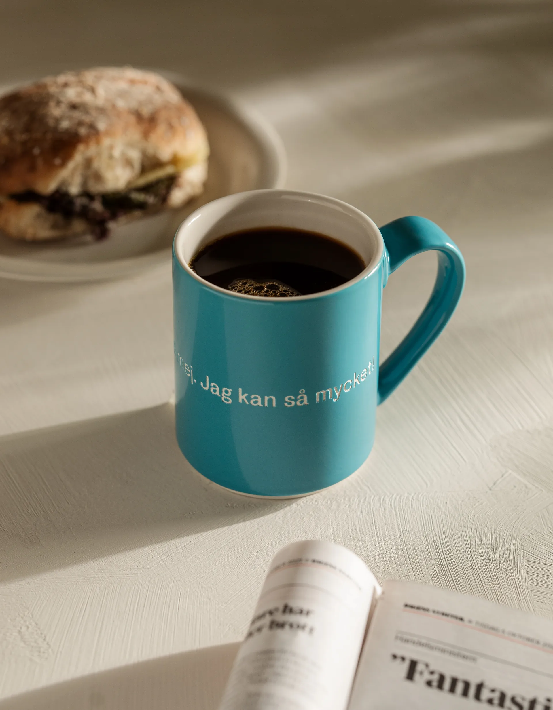 Astrid Lindgren 马克杯 'Det är konstigt med mig…', 瑞典语文字 Design House Stockholm