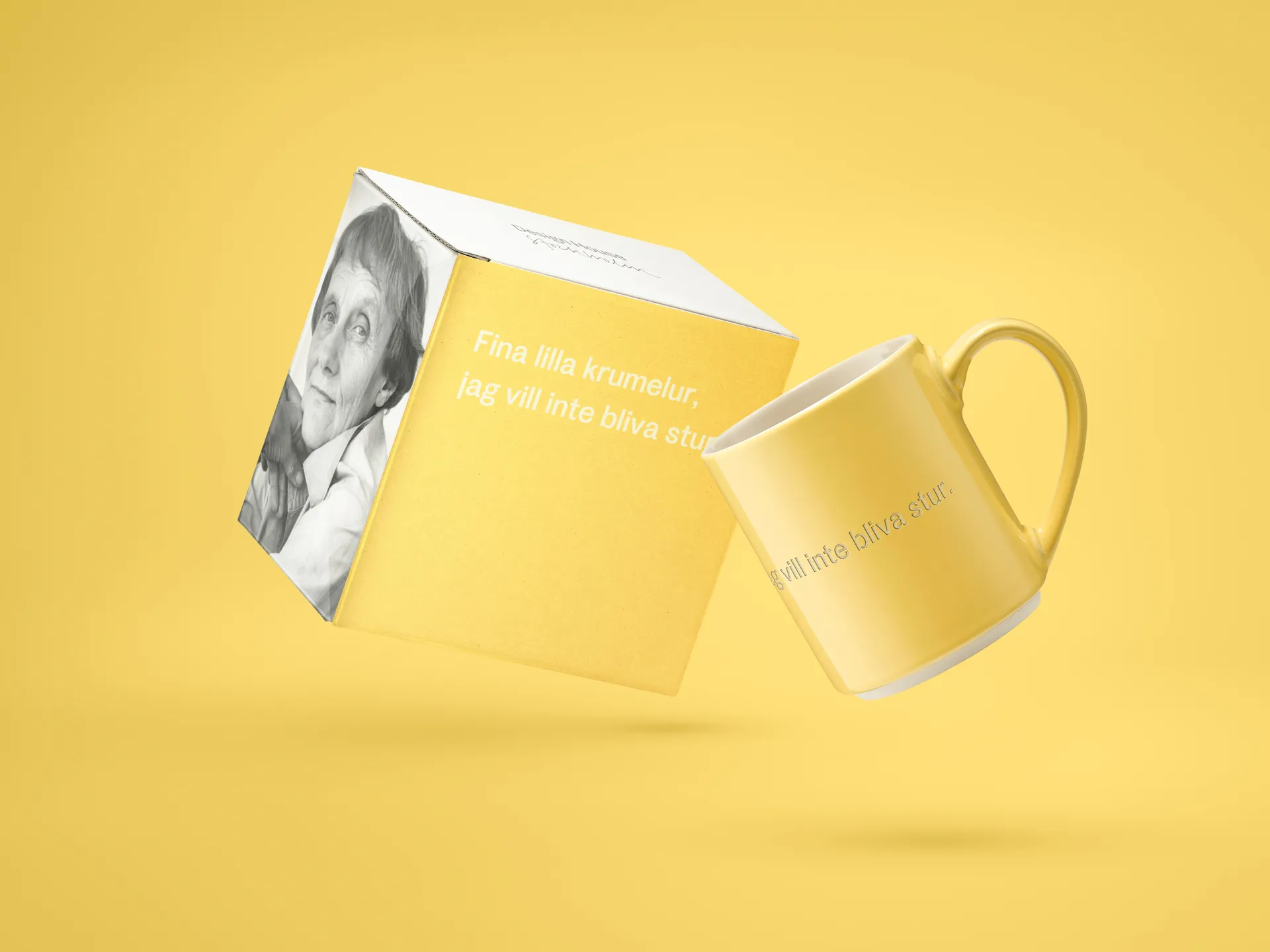 Astrid Lindgren 马克杯. fina lilla krumelur, Swedish text Design House Stockholm