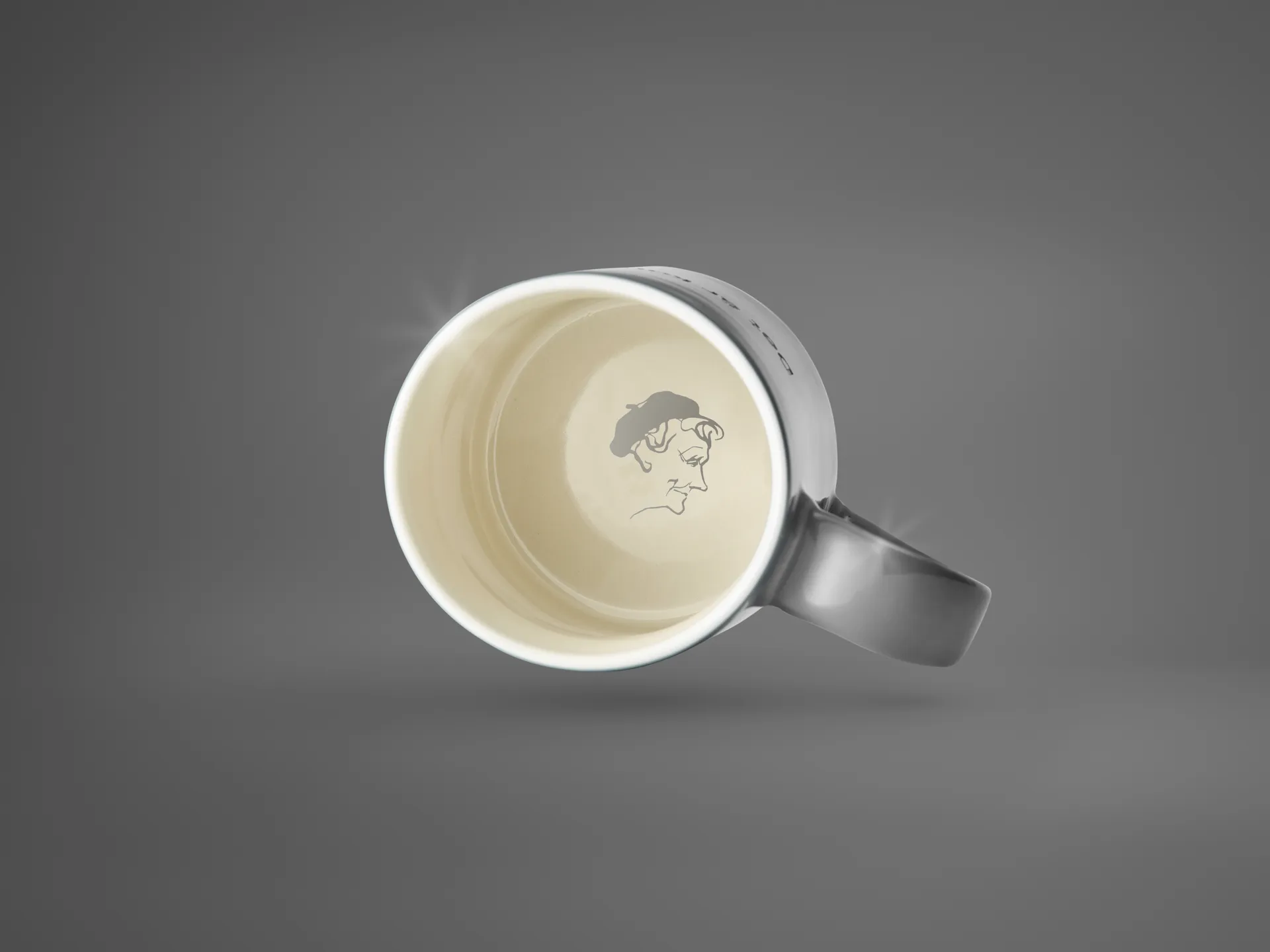 Astrid Lindgren 马克杯, Give the children love, 灰色-swedish Design House Stockholm