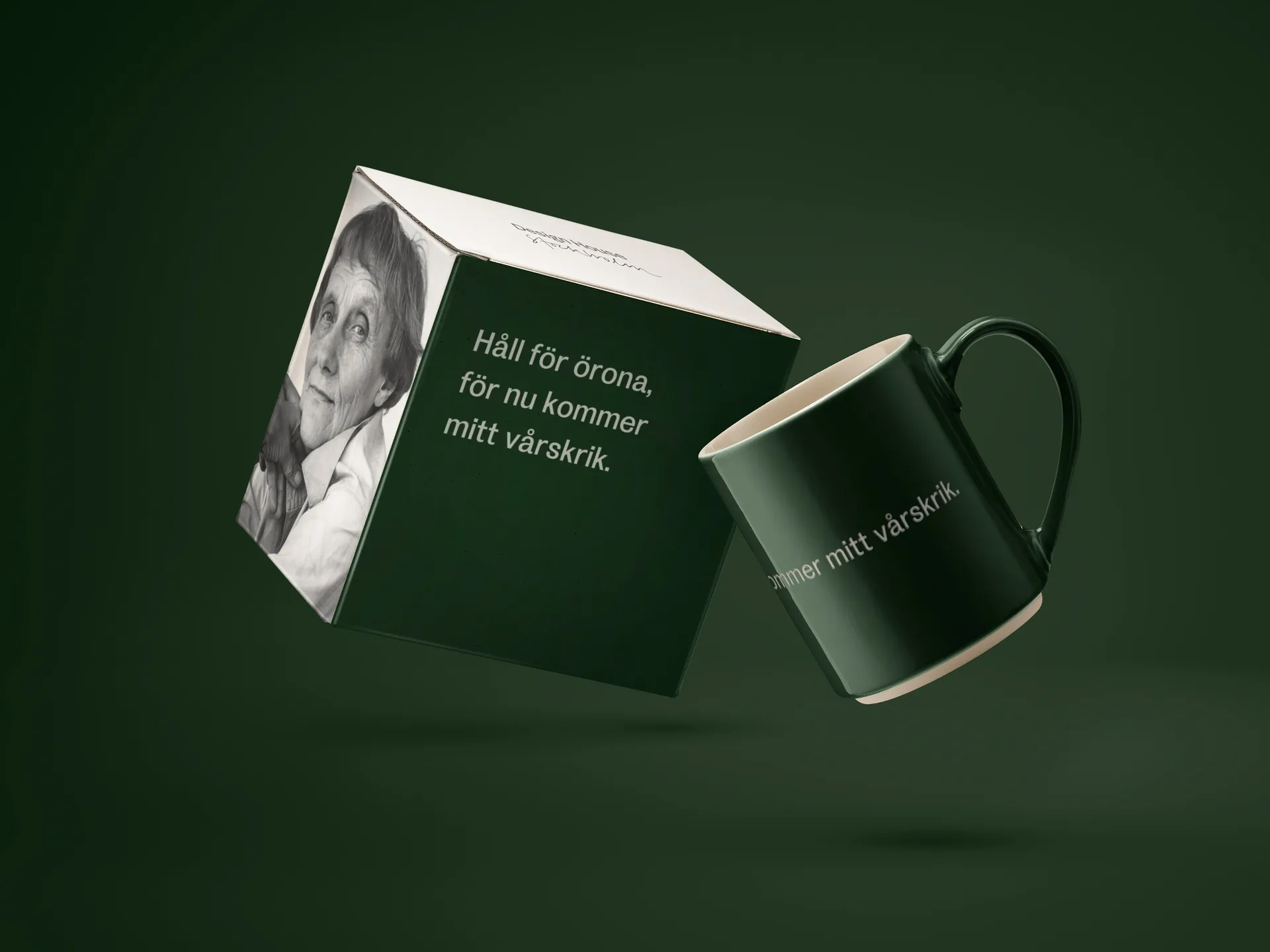 Astrid Lindgren 马克杯 håll for örona, 瑞典语文字 Design House Stockholm