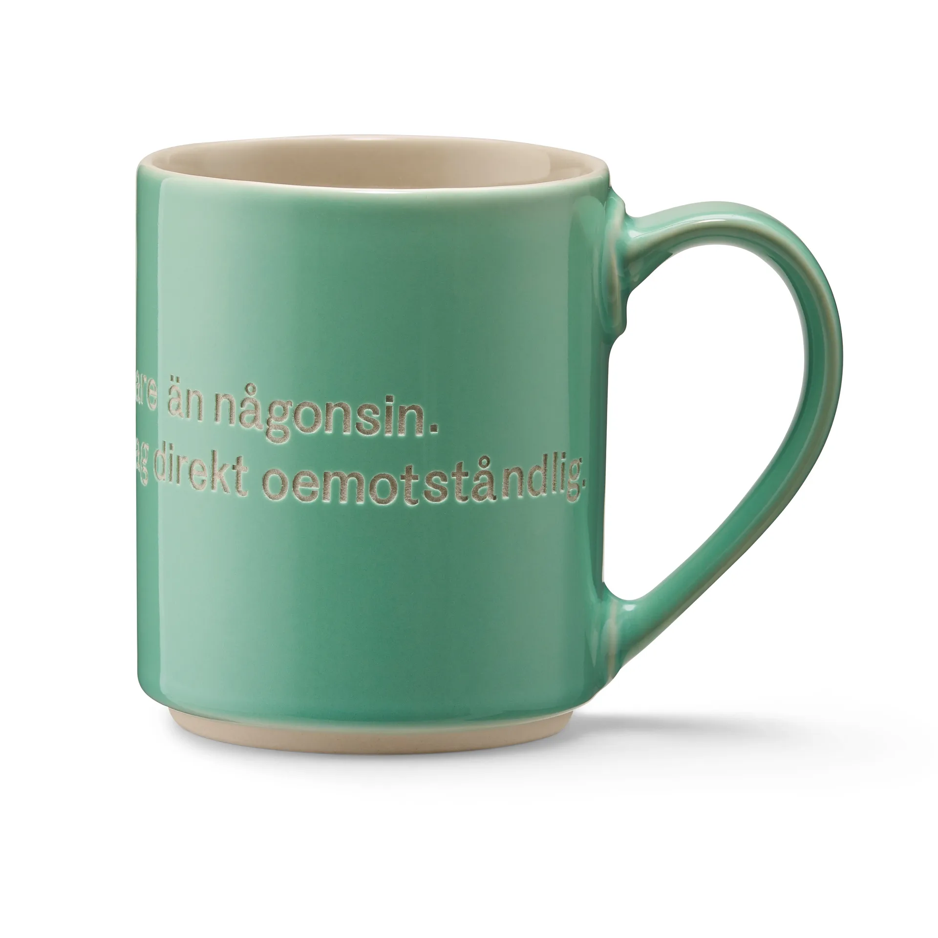 Astrid Lindgren 马克杯I am frecklier…, 瑞典绿色 Design House Stockholm