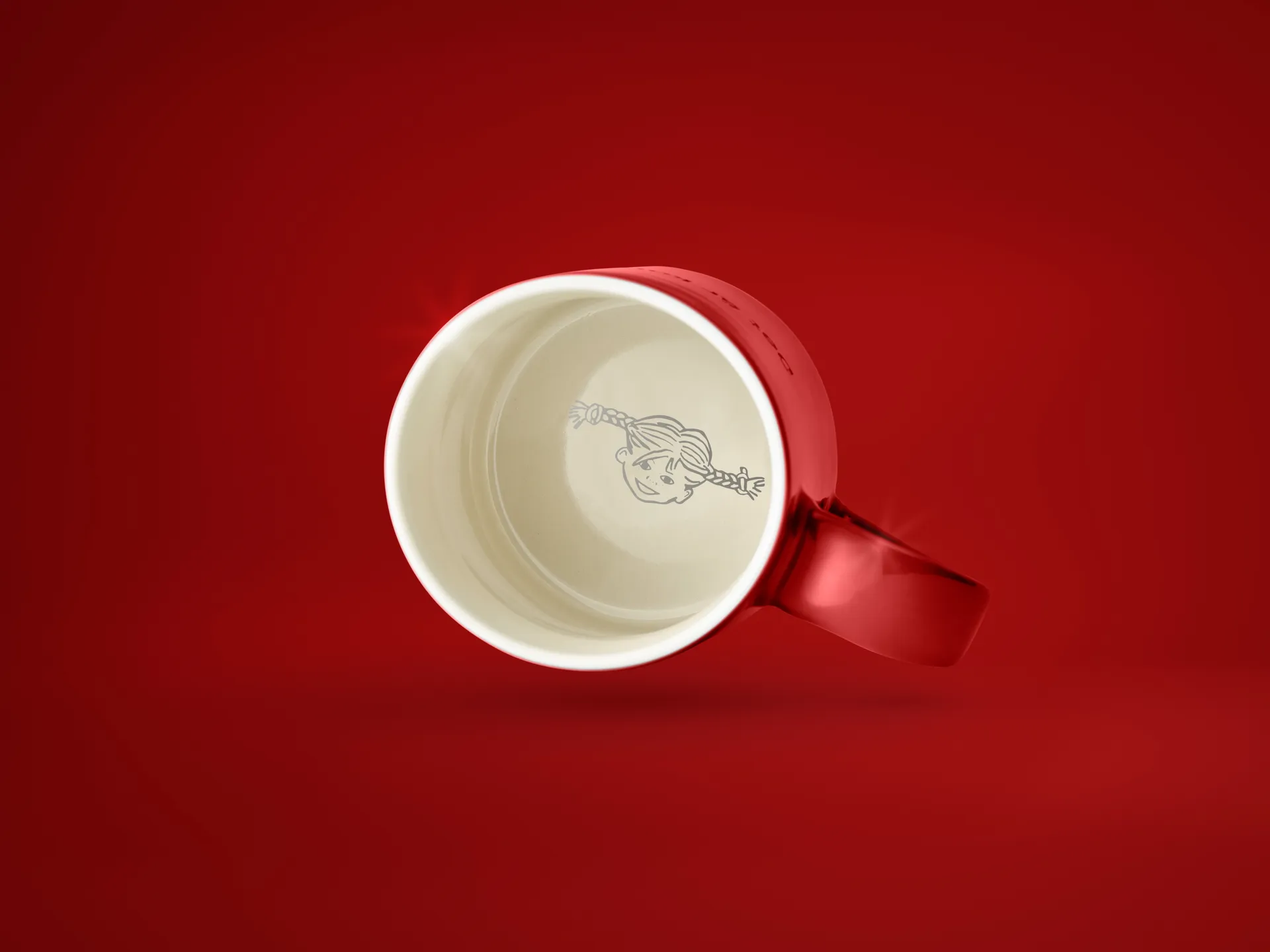 Astrid Lindgren 马克杯If you are very strong, 红色_瑞典风 Design House Stockholm