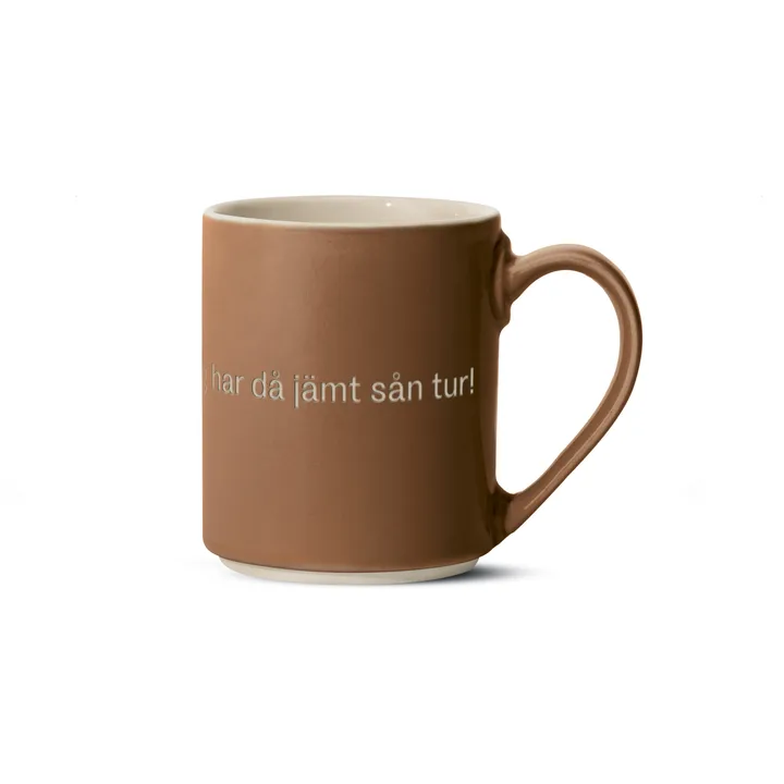 Astrid Lindgren 马克杯  ja, det är inte klokt… - 瑞典语文字款 - Design House Stockholm