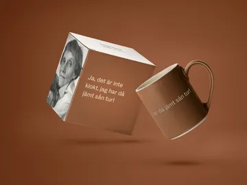 Astrid Lindgren 马克杯  ja, det är inte klokt… - 瑞典语文字款 - Design House Stockholm